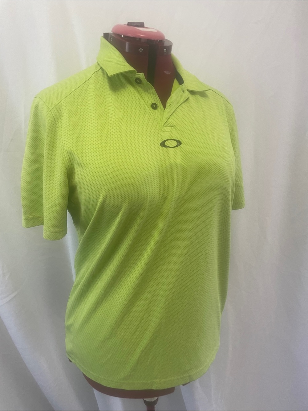 Oakley Lime Green Performance Polo